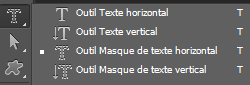 Masque de texte
