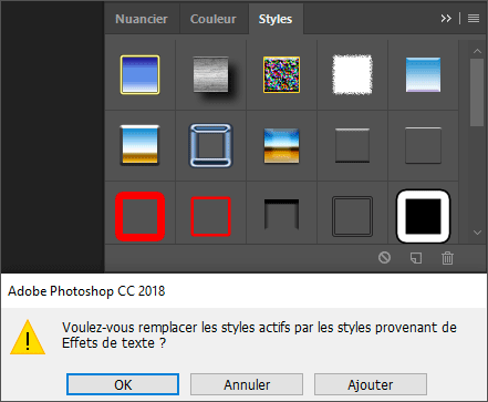 Style effets de texte