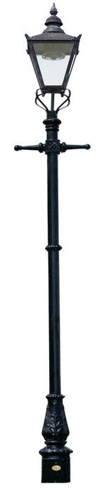 Lampadaire étiré vers le haut