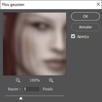 Flou gaussien