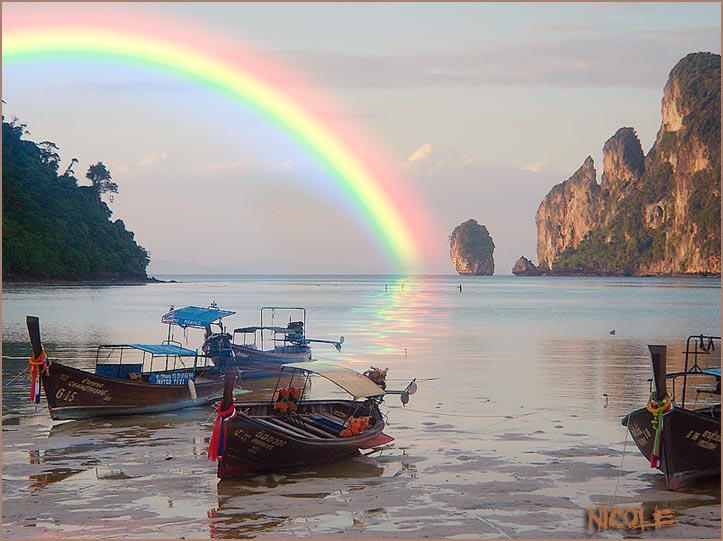 Arc en ciel par Nicole