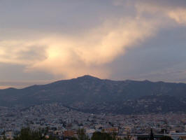 Sunset over Athens